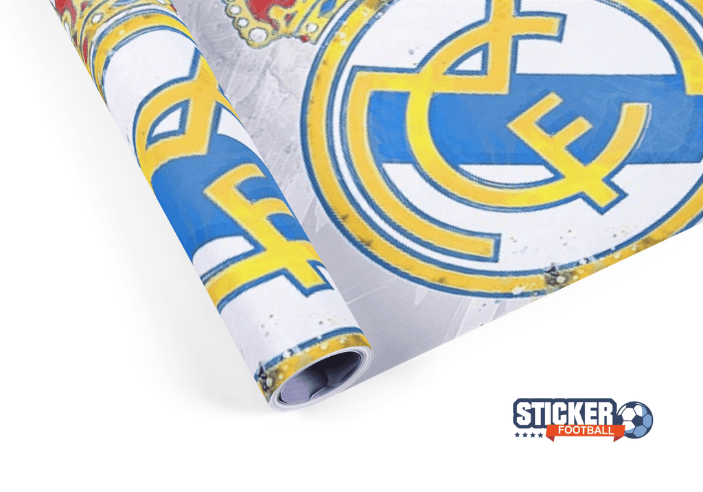 🤩 Sticker REAL MADRID en visuel maillot personnalisé – stickers foot