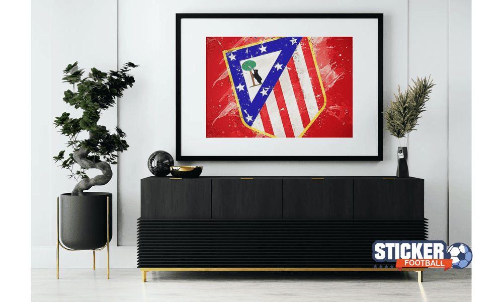 Decoration tableau logo Atletico Madrid Football