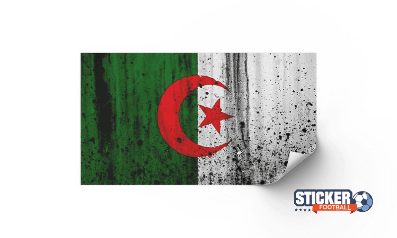 🤩 Déco football équipe supporter Algerie – stickers foot