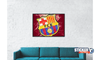 Decoration Barca avec le logo en tableau