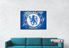 Décoration foot tableau logo Chelsea