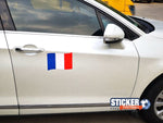 Drapeau Magnet pays supporter France - Vignette | stickers foot