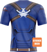 Autocollant concept maillot Captain America Avengers - Vignette | stickers foot