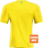 Déco sticker Maillot Bresil jaune - Vignette | stickers foot