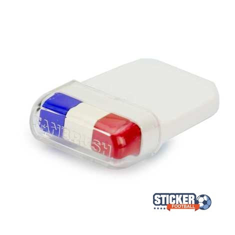 Maquillage de football France pour supporter coupe du monde
