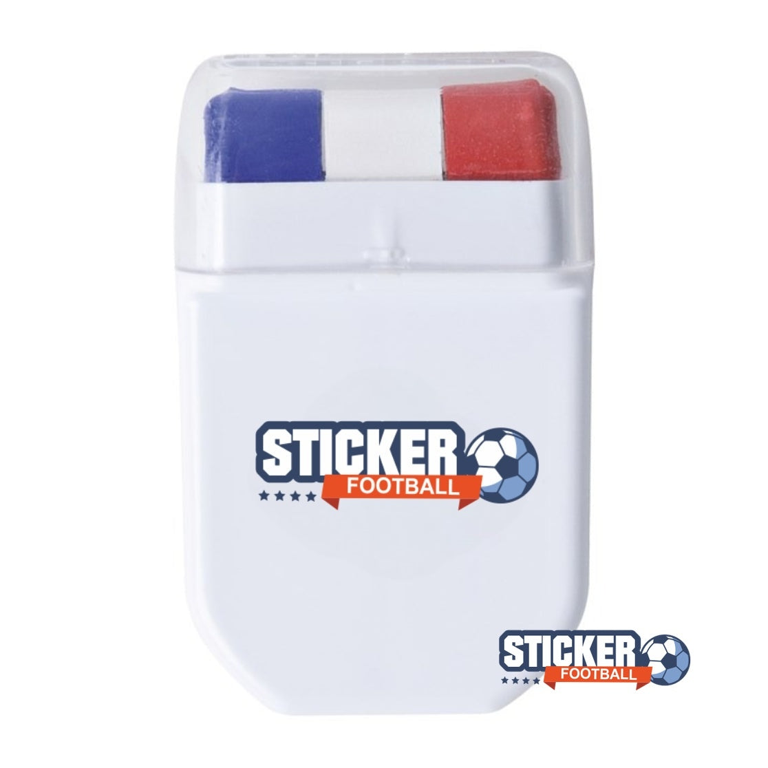 Maquillage de football France pour supporter coupe du monde