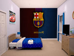 Papier peint foot - logo FC BARCELONE deco Barca - Vignette | stickers foot