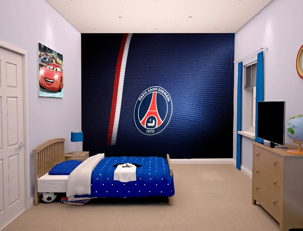 Papier peint chambre PSG