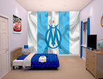 Papier peint foot Marseille OM - Vignette | stickers foot