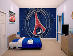 Papier peint football Paris Saint Germain sur mesure - Logo PSG - Vignette | stickers foot