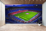 Papier peint football stade de foot - Camp Nou - Vignette | stickers foot