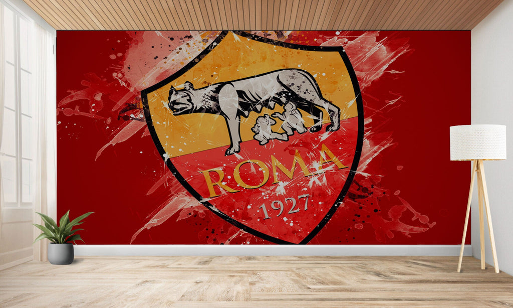 papier peint foot AS Roma