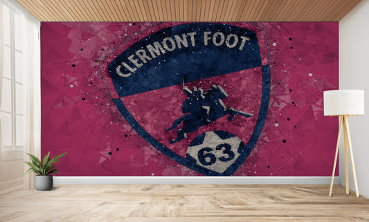 papier peint foot Clermont Football deco