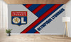 papier peint football Olympique Lyonnais