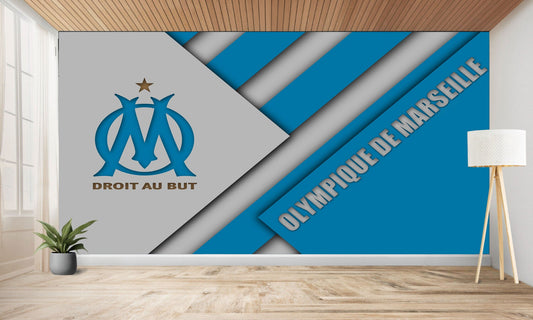 papier peint football Olympique de Marseille