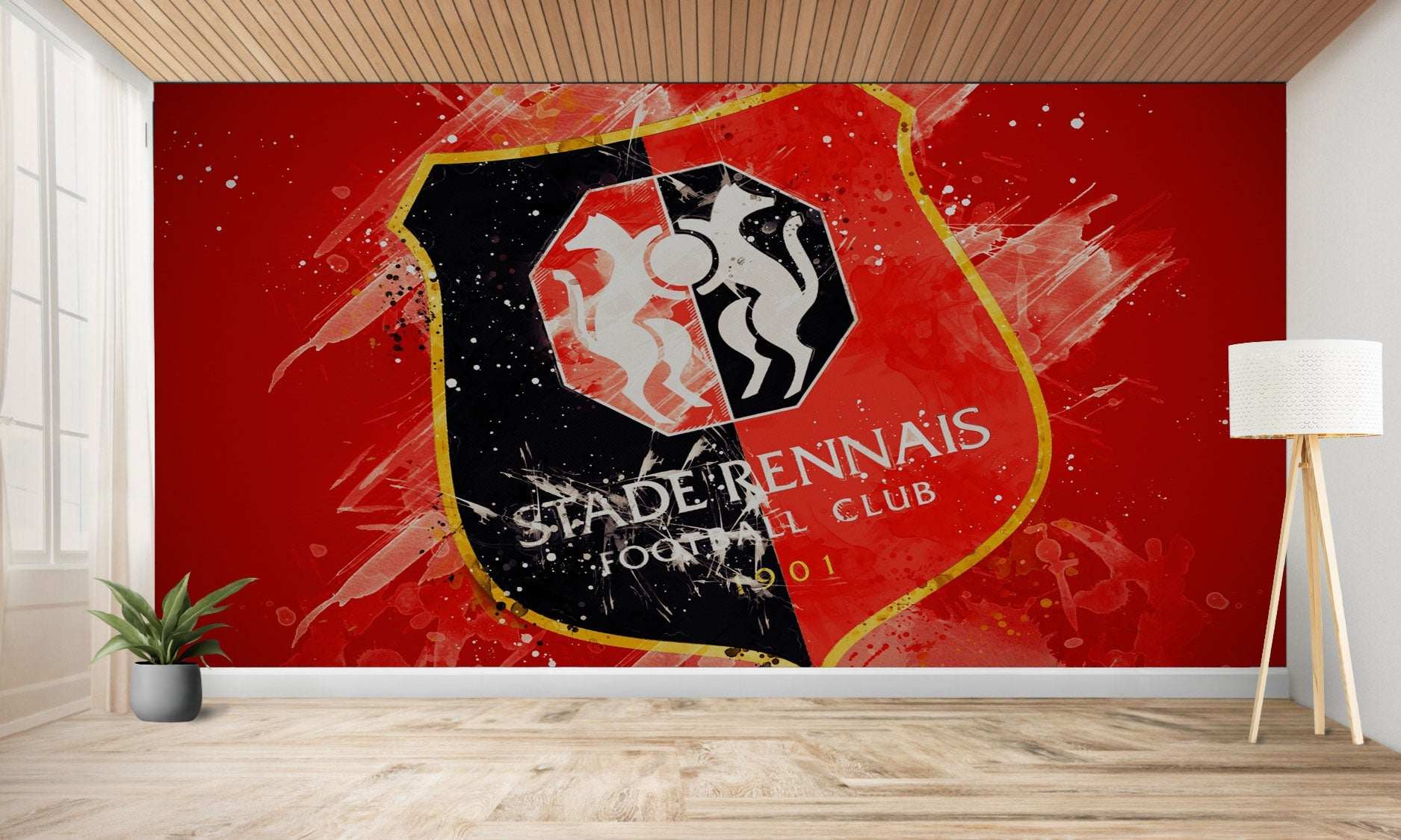 Logo du club de football du Stade Rennais.
