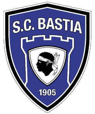 Autocollant logo Bastia foot