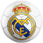 Deco anniversaire Real Madrid en sticker ballon - Vignette | stickers foot