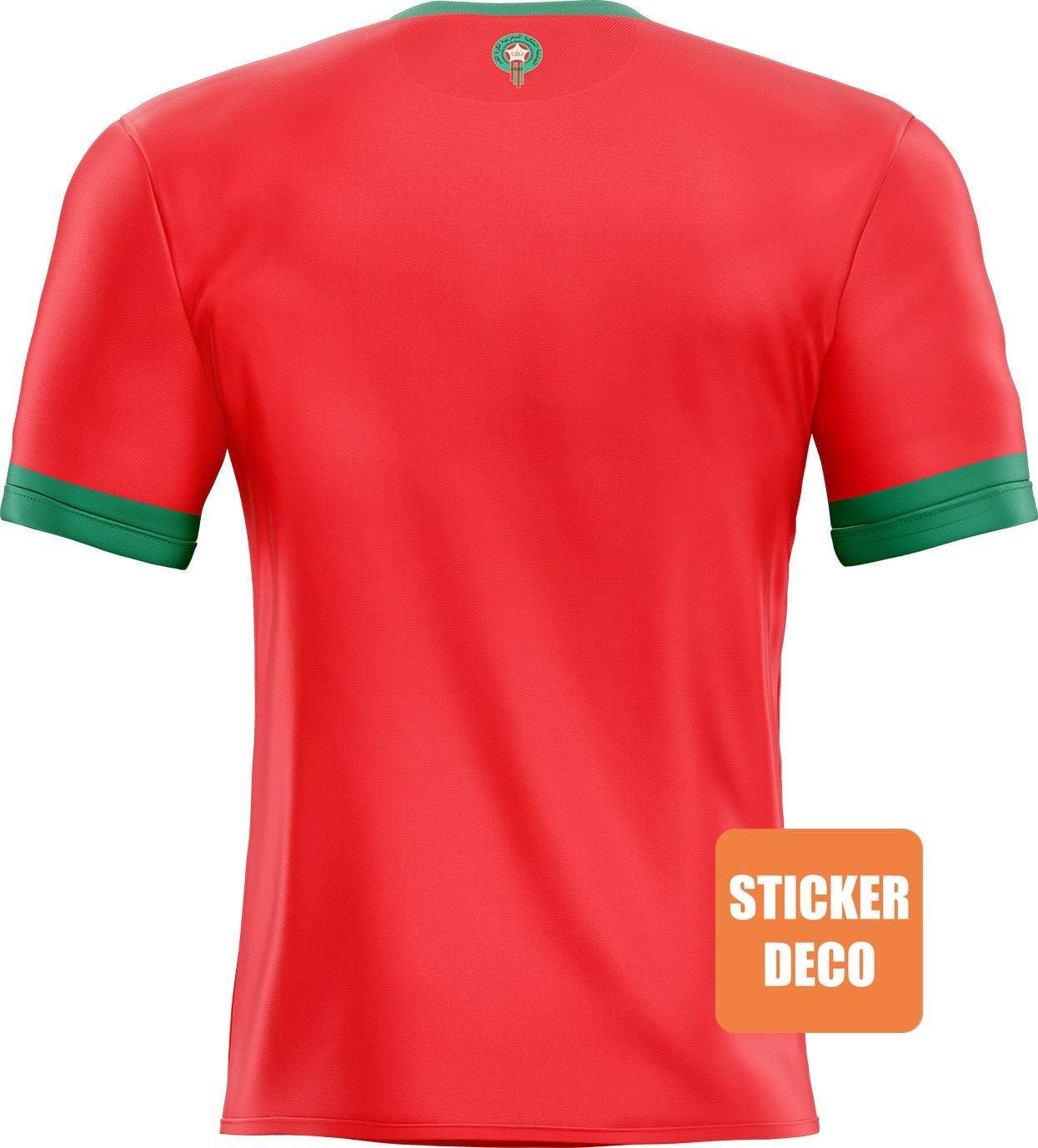 Sticker maillot equipe Maroc