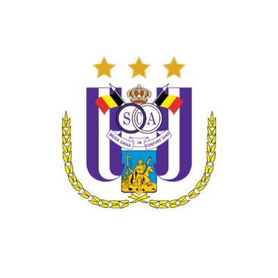 Sticker logo Anderlecht Belgique