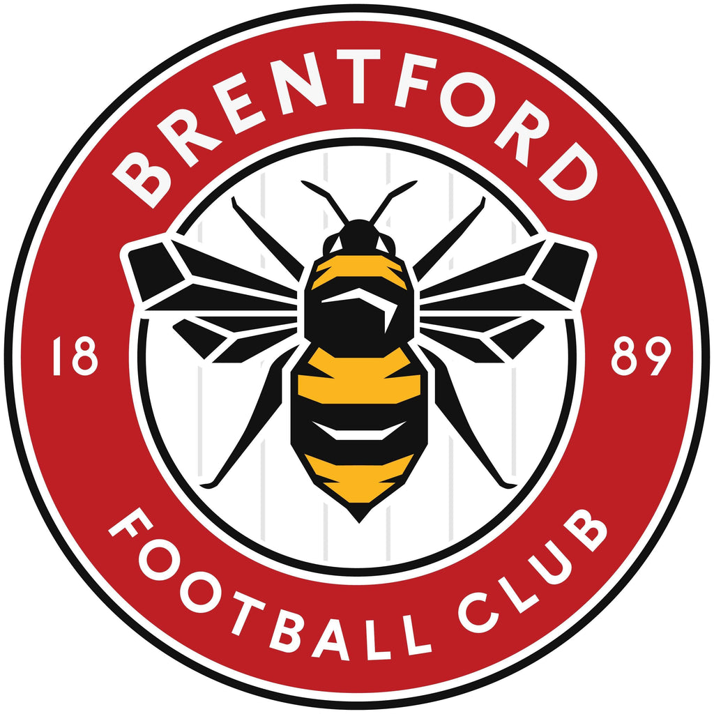 Sticker football Brentford logo