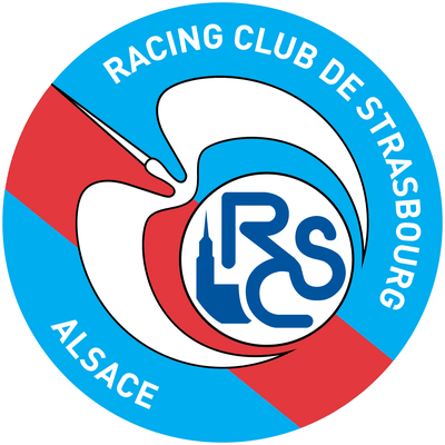 Sticker logo racing Strasbourg