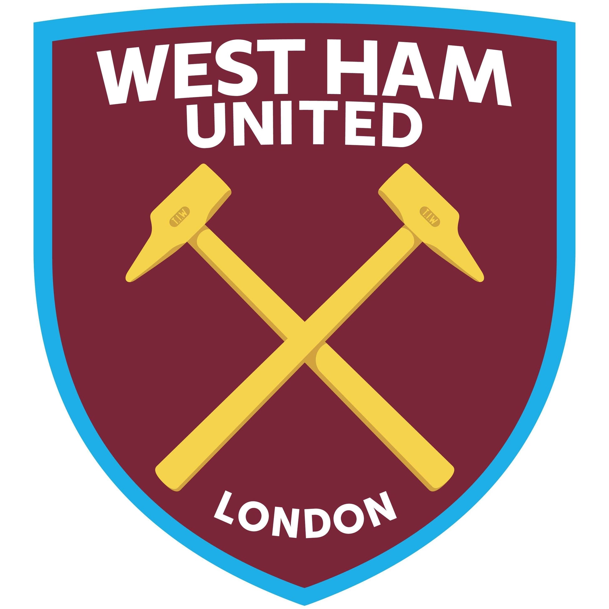 Sticker logo West Ham