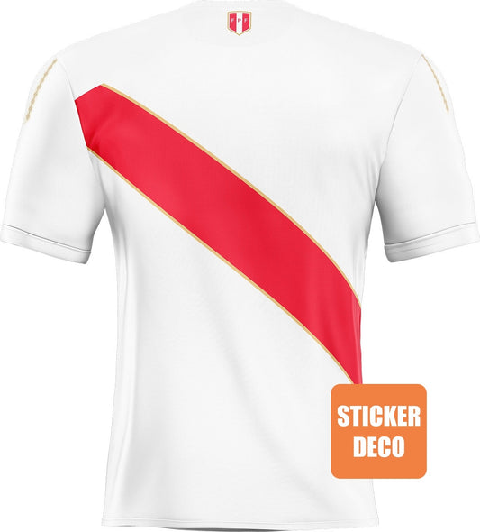 Sticker déco maillot Perou