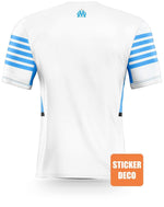Sticker Olympique de Marseille - "Maillot om 2021"  Personnalisé - Vignette | stickers foot