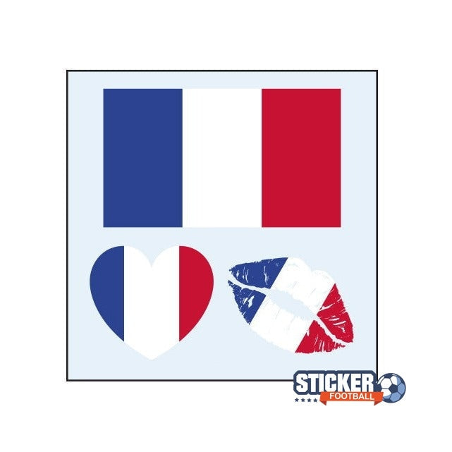 Drapeau France supporter équipe de France