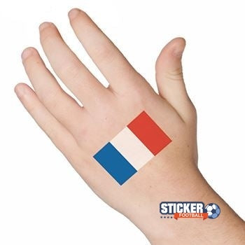 Tatouage drapeau France foot